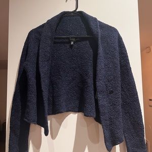 NEW Eileen Fisher cardigan, blue, and comfy